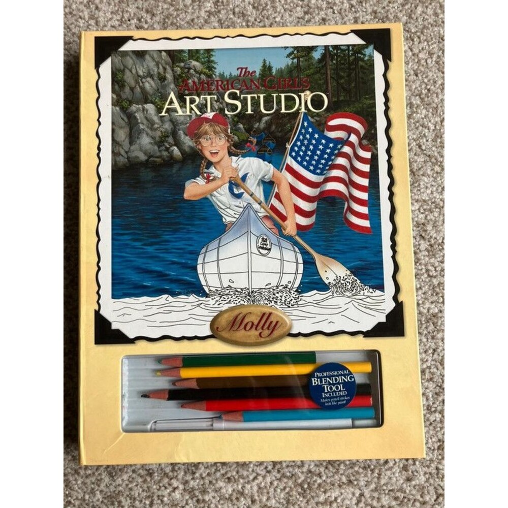 Molly American Girl Coloring Book and Paper Doll Set